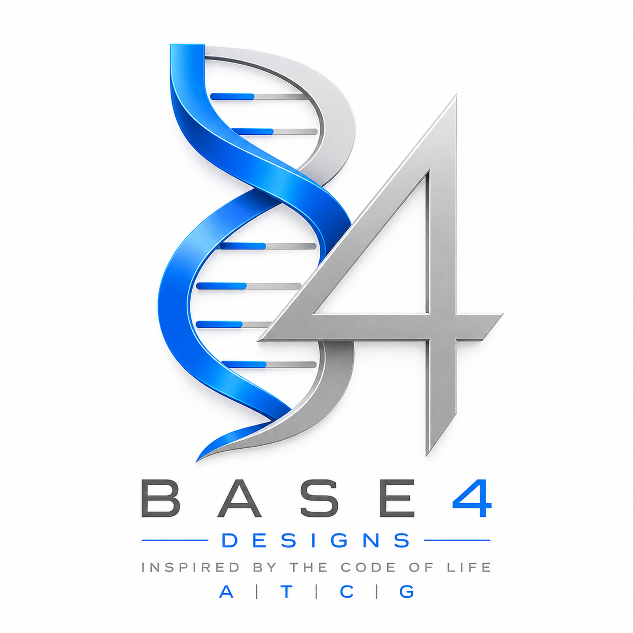 Base 4 Design Logo